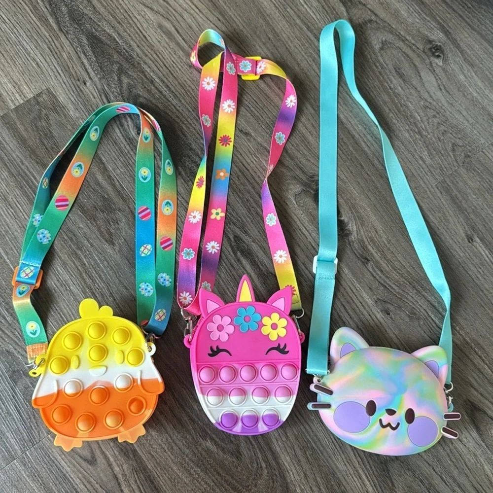 Bundle of toddler girl bags and Hat